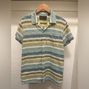 Deus Ex Machina cotton short sleeve button down shirt. Size S.
